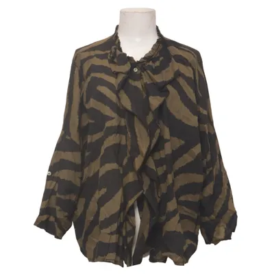 Blus (Beige, Grå) från Biscote Bomull