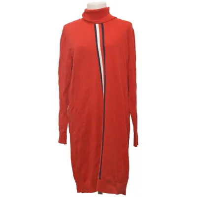 Jurk met col (Rood, Wit, Blauw) van Tommy Hilfiger Katoen