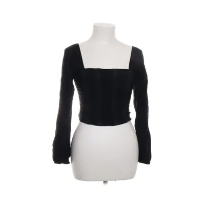 Crop top (Zwart) van Hollister Elastaan, Polyester