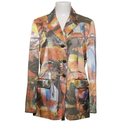 Blazer (Multicolored) from Moschino Jeans Acetate, Cotton, Viscose