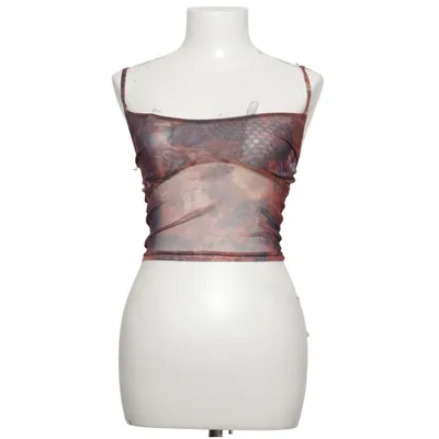 Crop top (Röd, Lila, Gul)