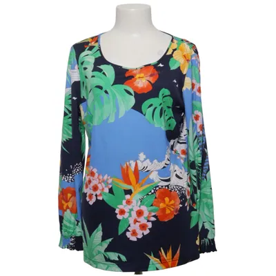 Top (Blauw, Meerkleurig) van Leonard Polyamide
