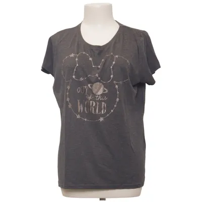 T-shirt (Gray) from Manguun Polyester, Viscose