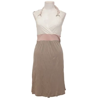 Halterneck-kjole (Hvid, Pink, Brun) fra Beach Time Viscose