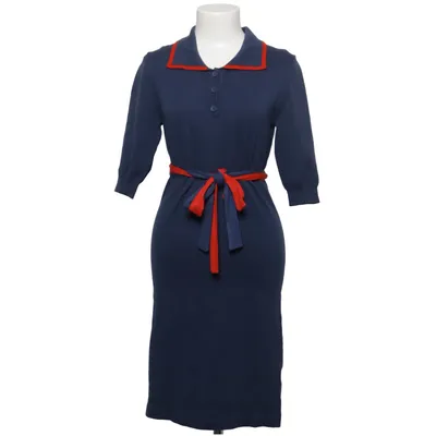 Dress (Blue, Red) from Fragile Cotton, Elastane, Polyamide