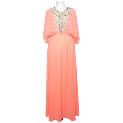 Maxi jurk (Oranje) van Belcci Polyester