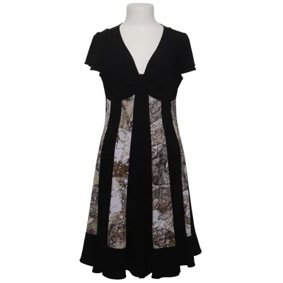Klänning (Svart, Vit, Brun) från R&M Richards Elastan, Polyester