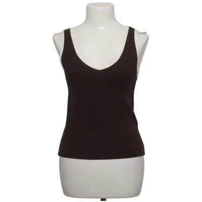 Tanktop  (Brun, Hvid) fra Massimo Dutti Bomuld, Elastan