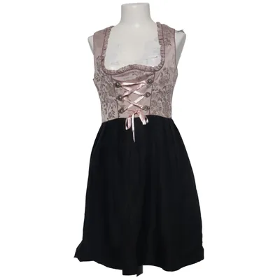 Dirndl (Pink, Black, Multicolored) from Golden-Trachten Cotton, Polyester
