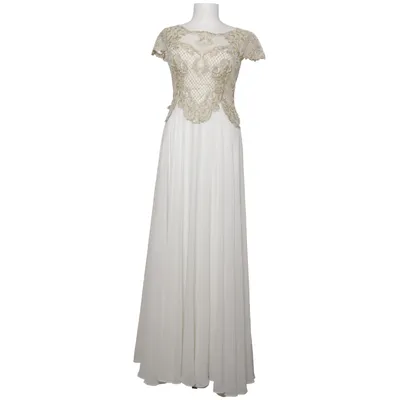 Abendkleid (Weiß, Gold) von Ramonna Polyester