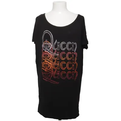 T-shirt (Black, Multicolored) from Queen Elastane, Viscose