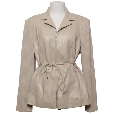Jacka (Beige) från Luisa Spagnoli Bomull, Polyuretan, Ull