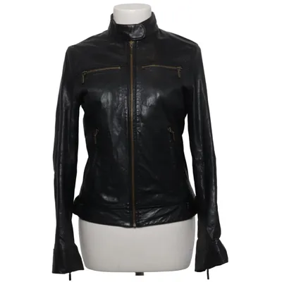 Leather jacket (Black) from Zara