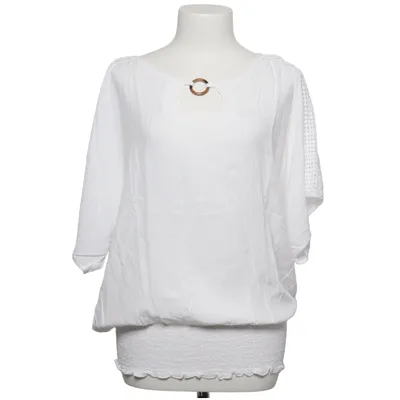 Blus (Vit) från Bodyflirt Bomull, Viskos