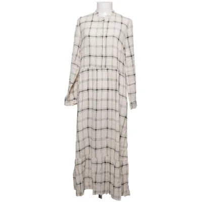 Maxi jurk (Beige, Zwart, Wit) van Manguun Viscose