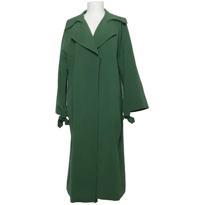 Coat (Green) from H&M Elastane, Polyester