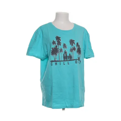 T-shirt (Turkis, Sort) fra XMAIL Bomuld