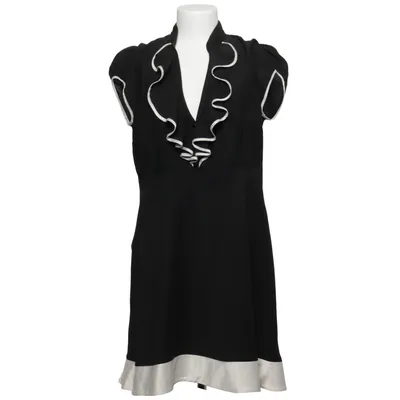 Klänning (Svart, Vit) från Styles by Steps Acetat, Elastan, Polyamid, Polyester