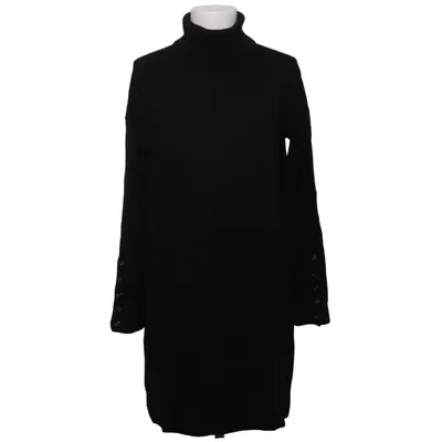 Jurk met col (Zwart) van La Maille Sézane Merinowol