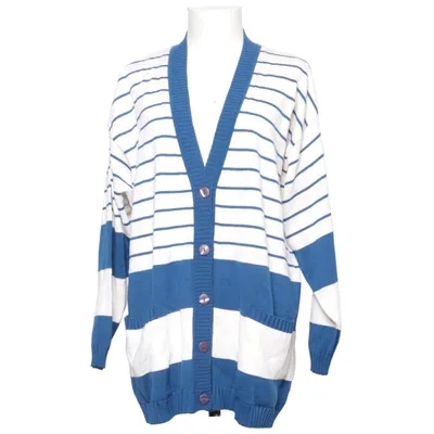 Kofta (Blå, Vit) från Lucia Akryl, Ull