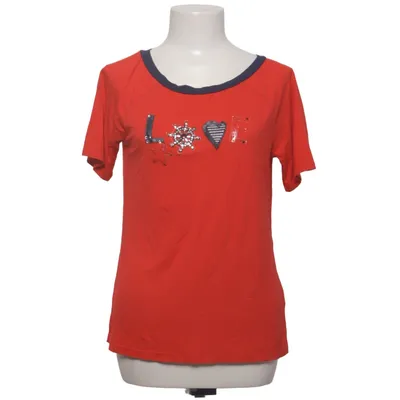 T-shirt (Röd, Blå) från Fuego Woman Bomull, Elastan, Modal