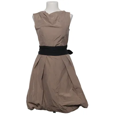 Dress (Beige, Black) from Marie Blanc Polyester
