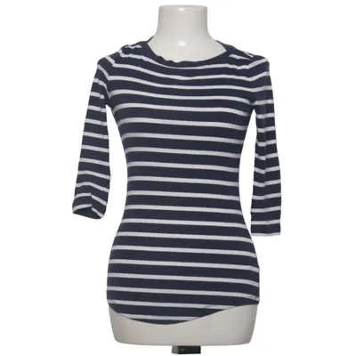 Langarmshirt (Blau, Weiß) von Arabella & Addison Baumwolle, Elasthan, Modal