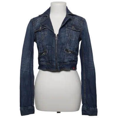 Denimjakke (Blå) fra EDC by ESPRIT Bomuld, Elastan