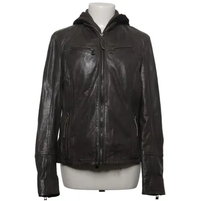 Leather jacket (Gray, Black) from Gipsy Cotton, Leather