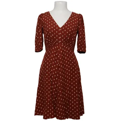 Robe (Rouge) de Rebecca Taylor Polyester, Soie, Viscose
