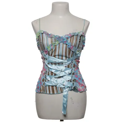 Corset (Blue, Multicolored) from Ogo Cotton, Elastane, Viscose