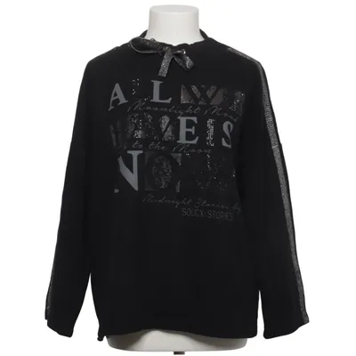 Sweatshirt (Zwart) van Soccx Katoen, Polyester