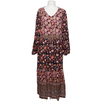 Maxi jurk (Zwart, Meerkleurig) van Himalaya Viscose