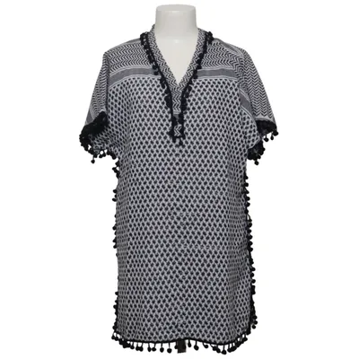 Robe de plage (Noir, Blanc) de Rough Studios Coton