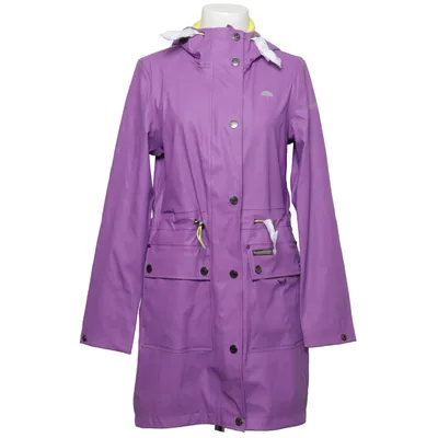 Raincoat (Purple, Yellow) from Schmuddelwedda Cotton, Polyester, Polyurethane