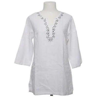 Blouse (Blanc) de Flame Lin, Viscose