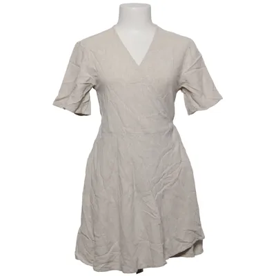Wikkeljurk (Beige) van Weekday Linnen, Viscose