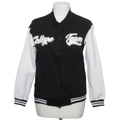 Varsity jacket (Black, White) from Pepperts Cotton, Polyester