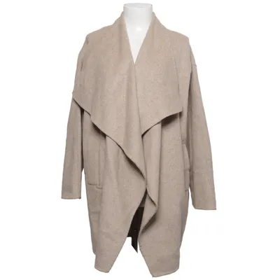 Kofta (Beige) från Zara Woman Polyester, Viskos, Ull