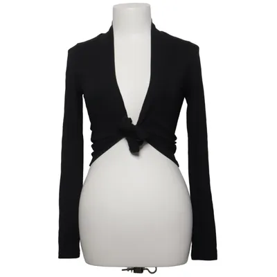 Cardigan cache-cœur (Noir) de Modee