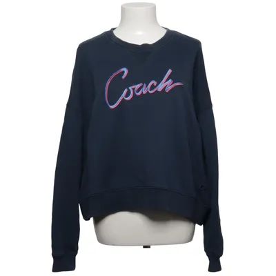 Sweatshirt (Blue) from Coach Cotton, Elastane, Polyamide