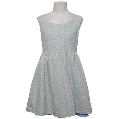 Cocktailkleid (Blau, Weiß, Gelb) von Kling Baumwolle, Elasthan, Polyester