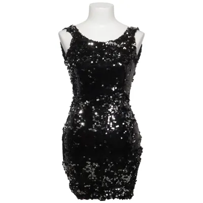 Cocktailklänning (Svart, Silverfärgad) Polyester
