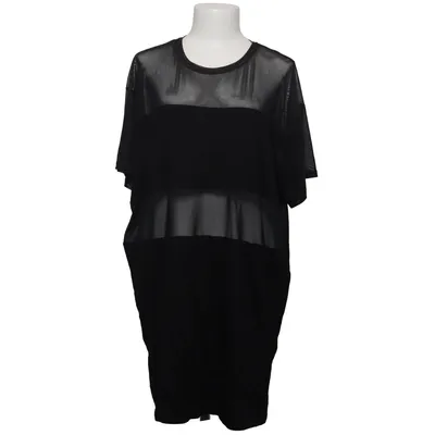 T-shirt (Gazing S/S O-Neck Mesh Mix Dress) fra Noisy May Elastan, Polyester