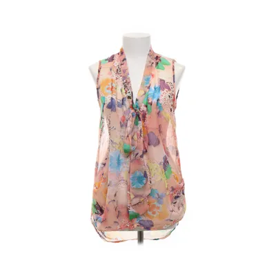 Top (Orange, Multicolored) from Myose Polyester