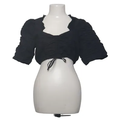 Dirndlblus (Svart) från Lekra Bomull, Polyester