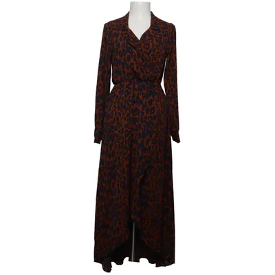 Robe portefeuille (Marron, Bleu) de Colourful Rebel Polyester