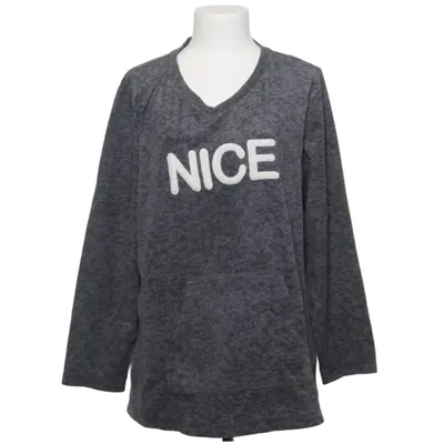 Sweat à capuche (Gris) de Love To Sleep Polyester