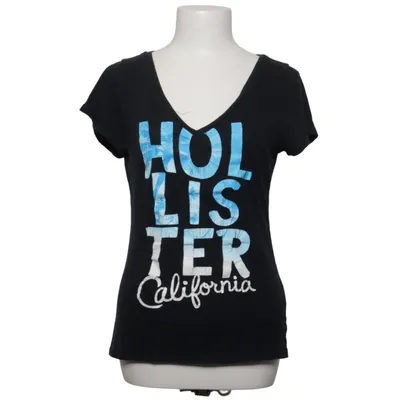 T-shirt (Svart, Blå) från Hollister Bomull, Polyester