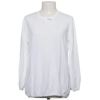 Blouse (Wit) van Le Tricot Perugia Katoen, Viscose